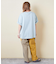 21/-OE天竺 汗染み防止 加工 ロゴプリント Tシャツ