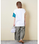 21/-OE天竺 汗染み防止 加工 ロゴプリント Tシャツ