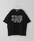 21/-OE天竺 汗染み防止 加工 ロゴプリント Tシャツ