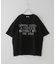 21/-OE天竺 汗染み防止 加工 ロゴプリント Tシャツ