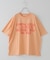 21/-OE天竺 汗染み防止 加工 ロゴプリント Tシャツ