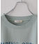 21/-OE天竺 汗染み防止 加工 ロゴプリント Tシャツ