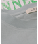 21/-OE天竺 汗染み防止 加工 ロゴプリント Tシャツ