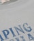 21/-OE天竺 汗染み防止 加工 ロゴプリント Tシャツ