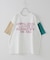 21/-OE天竺 汗染み防止 加工 ロゴプリント Tシャツ
