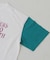 21/-OE天竺 汗染み防止 加工 ロゴプリント Tシャツ