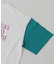 21/-OE天竺 汗染み防止 加工 ロゴプリント Tシャツ