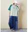 21/-OE天竺 汗染み防止 加工 ラグラン Tシャツ