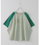 21/-OE天竺 汗染み防止 加工 ラグラン Tシャツ