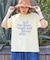 21/-シルケット風天竺 接触冷感 ロゴプリント Tシャツ