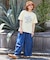 21/-シルケット風天竺 接触冷感 ロゴプリント Tシャツ