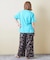 21/-シルケット風天竺 接触冷感 ロゴプリント Tシャツ