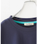 21/-シルケット風天竺 接触冷感 ロゴプリント Tシャツ