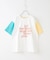 21/-シルケット風天竺 接触冷感 ロゴプリント Tシャツ