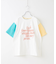 21/-シルケット風天竺 接触冷感 ロゴプリント Tシャツ