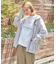 21/-シルケット風天竺 接触冷感 裾タック Tシャツ