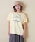 21/-シルケット風天竺 接触冷感 裾タック Tシャツ