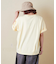 21/-シルケット風天竺 接触冷感 裾タック Tシャツ