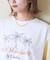 21/-シルケット風天竺 接触冷感 裾タック Tシャツ