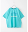 21/-シルケット風天竺 接触冷感 裾タック Tシャツ