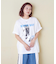 21/-OE天竺 箔プリント ロゴ Tシャツ