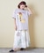 21/-OE天竺 箔プリント ロゴ Tシャツ