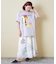 21/-OE天竺 箔プリント ロゴ Tシャツ