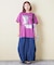 21/-OE天竺 箔プリント ロゴ Tシャツ