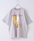21/-OE天竺 箔プリント ロゴ Tシャツ