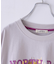 21/-OE天竺 箔プリント ロゴ Tシャツ