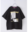21/-OE天竺 箔プリント ロゴ Tシャツ