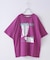 21/-OE天竺 箔プリント ロゴ Tシャツ