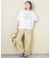 32/-天竺 前後 プリント Tシャツ
