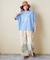 32/-天竺 前後 プリント Tシャツ