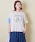 32/-天竺 前後 プリント Tシャツ