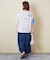 32/-天竺 前後 プリント Tシャツ