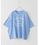 32/-天竺 前後 プリント Tシャツ