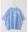 32/-天竺 前後 プリント Tシャツ