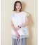 32/-天竺 シアー レイヤード Tシャツ