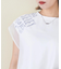 32/-天竺 シアー レイヤード Tシャツ