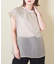 32/-天竺 シアー レイヤード Tシャツ