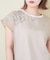 32/-天竺 シアー レイヤード Tシャツ
