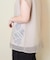32/-天竺 シアー レイヤード Tシャツ