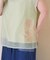 32/-天竺 シアー レイヤード Tシャツ