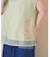 32/-天竺 シアー レイヤード Tシャツ