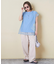 32/-天竺 シアー レイヤード Tシャツ