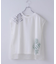32/-天竺 シアー レイヤード Tシャツ