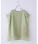 32/-天竺 シアー レイヤード Tシャツ