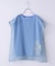 32/-天竺 シアー レイヤード Tシャツ