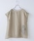 32/-天竺 シアー レイヤード Tシャツ